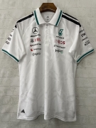 2026 MERCEDES white F1 polo S-5XL